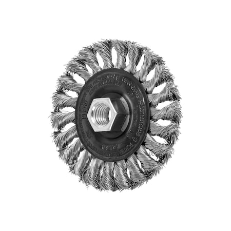 Pferd Standard Knot Wheel, .014SS Wire, 4 82283